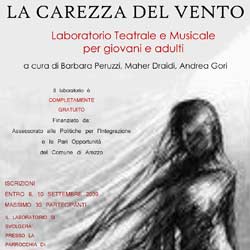 Teatro e musica con ‘La carezza del Vento’