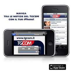 Le News di TGcom oggi anche su iPhone