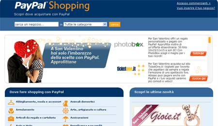 Regali senza stress per San Valentino con www.Paypal-shopping.it Regali senza stress per San Valentino con www.Paypal-shopping.it