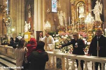 Da stasera al via l’itinerario verso la grande festa mariana di Arezzo Da stasera al via l’itinerario verso la grande festa mariana di Arezzo