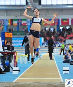 Anna Visibelli è Campionessa Italiana Indoor nel salto in lungo
