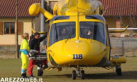 21enne cade dalla moto, ricoverato allo Scotte di Siena