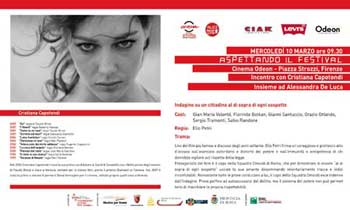 Il Festival Internazionale del Fim di Roma sbarca a Firenze