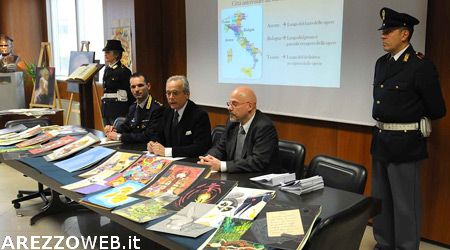 Arezzo, recuperate dalla Polizia le tavole originali di Pinocchio