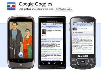 Google Goggles: arriva la trauzione Mira e Scatta