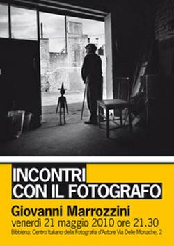 Giovanni Marrozzini al centro per la fotografia di Bibbiena