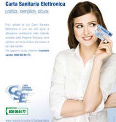 Carta sanitaria elettronica, domani si può in Galleria G. Magi