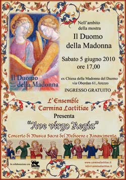 ‘Ave Virgo Regia’ concerto di musica sacra del medioevo e rinascimento
