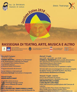 Stagione Estiva II Edizione: dal 23 giugno Teatro, Arte, Musica