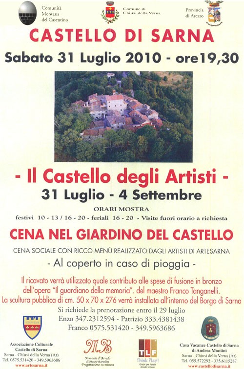 Grande pittura a Sarna per la mostra degli artisti