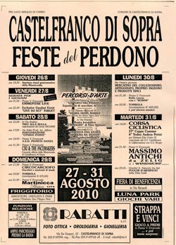 Dal 27 al 31 agosto la ‘Festa del Perdono’
