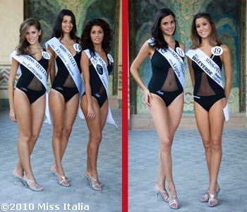 La Liguria e la Campania a Miss Italia