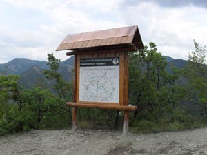 Il Parco del Casentino ripristina lo spazio informativo di Biserno