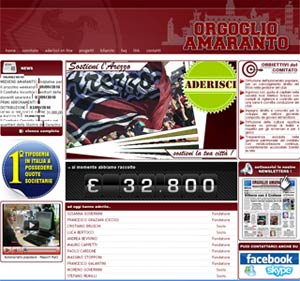 Presentata la nuova sede di Orgoglio Amaranto