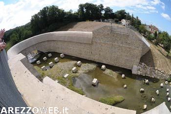 Inaugurata la cassa di espansione sul torrente Ciuffenna