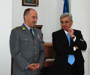 GDF: Visita di commiato del Prefetto Dott. Salvatore Montanaro
