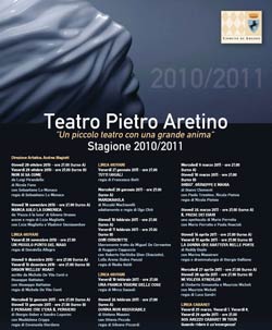 La stagione di prosa 2010/2011 al Teatro Pietro Aretino