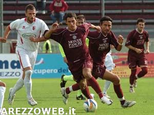 Gli amaranto si sbloccano: Atletico Arezzo–Voluntas Spoleto 2 a 1