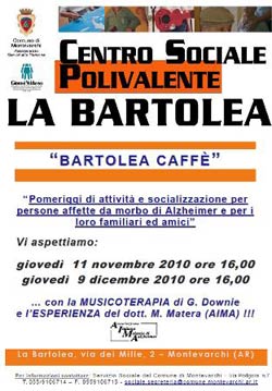 ‘Bartolea Caffè Alzheimer’ e Presentazione libro di Don Sciortino