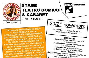 Torna in Toscana l’Accademia Nazionale del Comico