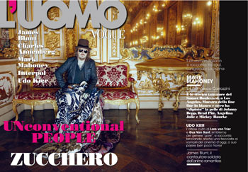 Zucchero in copertina su ‘L’Uomo Vogue’