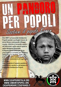 CasaPound Arezzo: un pandoro per sostenere il popolo Karen