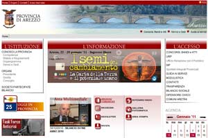 È online il nuovo sito web della Provincia di Arezzo