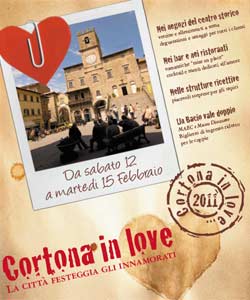 Cortona archivia un altro San Valentino da ricordare