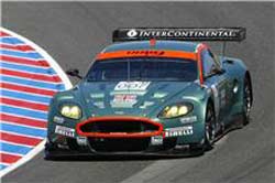 Test iniziali per Andrea Piccini sulla Aston Martin DBR9