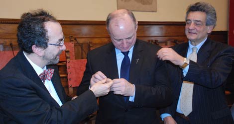 Studenti polacchi ricevuti dal Sindaco Fanfani e dal Presidente Caroti