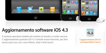 Apple presenta iOS 4.3
