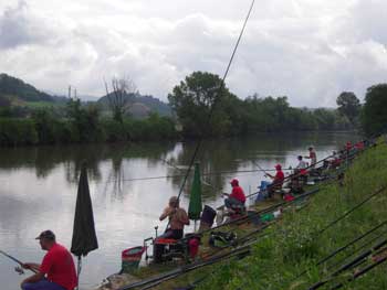 I pesca-sportivi inaugurano la stagione di gare al campo di Laterina