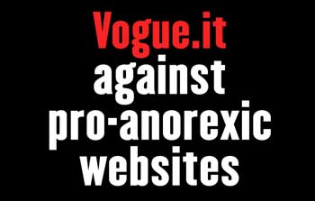 Vogue Italia: ‘Fermiamo i siti pro anoressia’