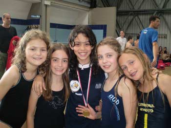 Gli Esordienti della Chimera Nuoto conquistato tre titoli regionali