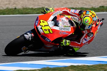 Moto GP: una scivolata condiziona le qualifiche di Rossi