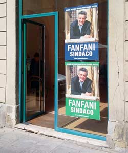 Domani inaugurazione del punto elettorale di Giuseppe Fanfani