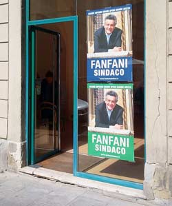 Domani inaugurazione del punto elettorale di Giuseppe Fanfani
