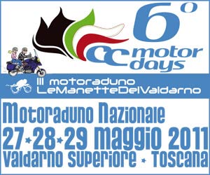 Il 20 aprile il sesto motoraduno ‘CCMotordays’
