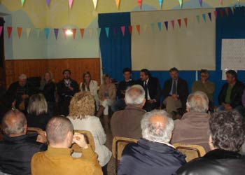 La Ferla a San Leo insieme a Ceccarelli