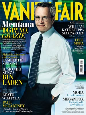 Enrico Mentana si confida nella pagine di Vanity Fair