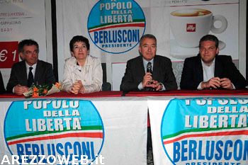 Alfredo Mantovano ad Arezzo per sostenere Grazia Sestini