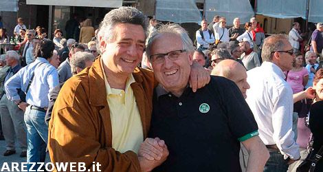 In Piazza Sant’Agostino festa grande per Fanfani