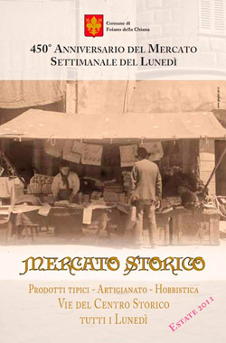 Foiano: Dal 13 giugno mercato storico il lunedì
