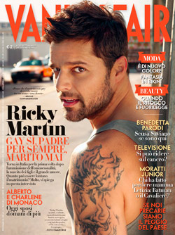 Ricky Martin a Vanity Fair: ‘Gay Si, padre sempre, marito mai’