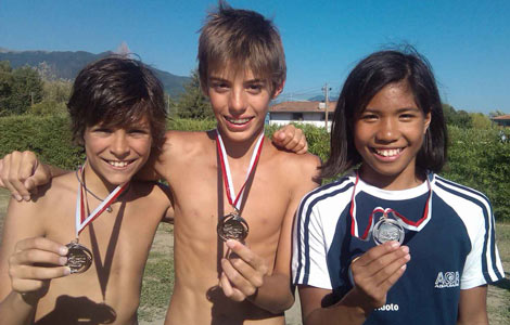 La Chimera Nuoto vince 5 medaglie ai Campionati Regionali Esordienti A