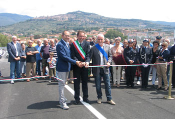 Inaugurata la variante esterna di Camucia