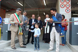 Inaugurato il parcheggio Mecenate Inaugurato il parcheggio Mecenate