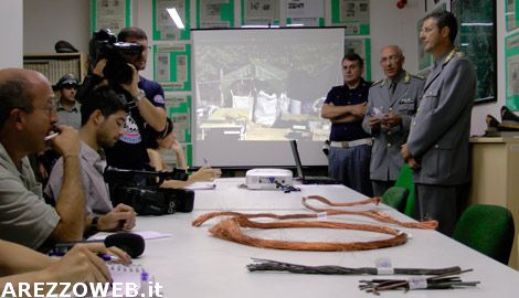 Furti di rame, è emergenza. Sequestrato centro di rottamazione