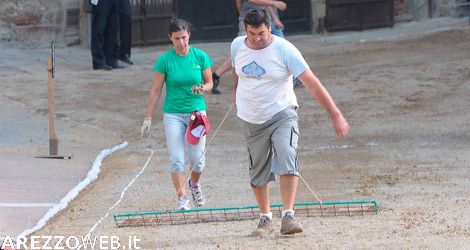 La settima di prove della Giostra del Saracino di Giugno 2014