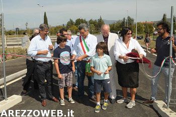 Via Tarlati, un nuovo parcheggio